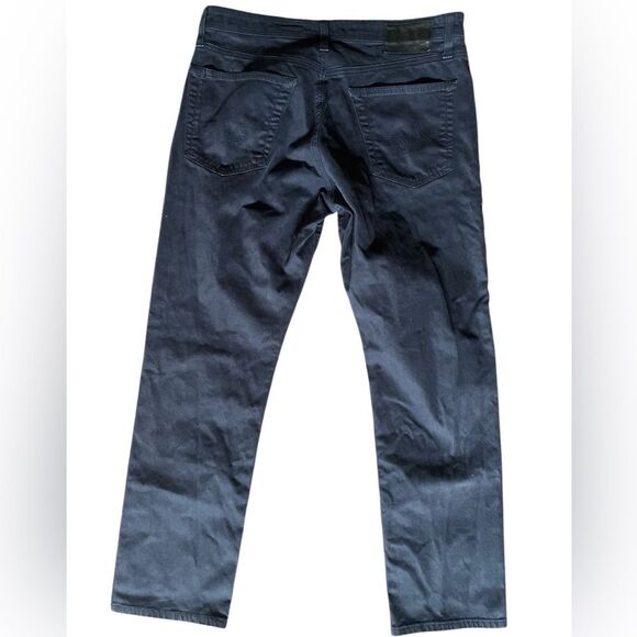 AG Adriano Goldschmied The Graduate Pants Size 33 Inseam 31 Navy Straight Slim - Picture 5 of 8